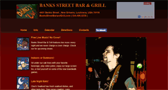 Desktop Screenshot of banksstreetbarandgrill.com